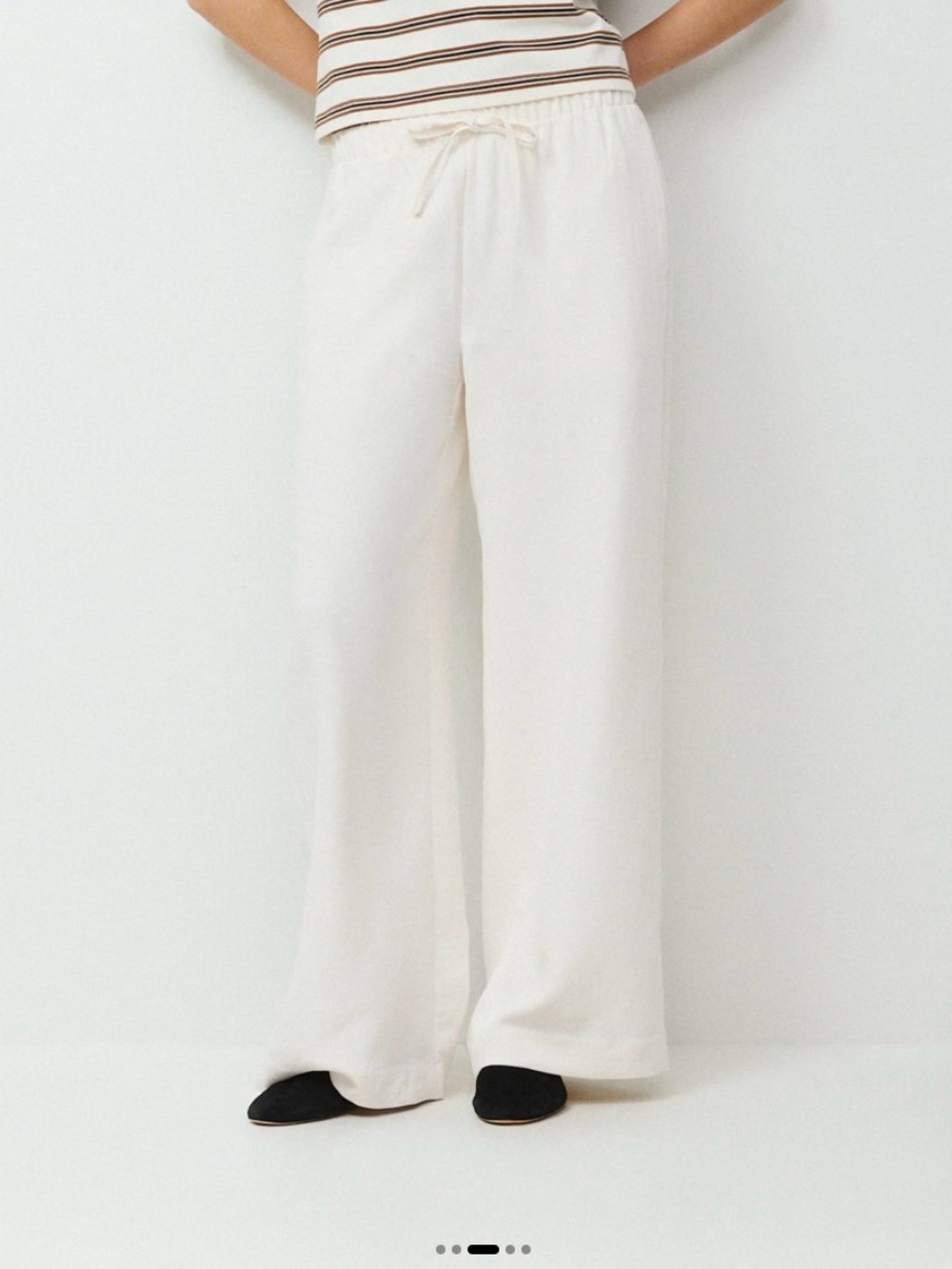 Aritzia The Lodge Pant - Crepette (Light Birch) (M)